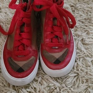 Burberry check heacham hightop sneakers